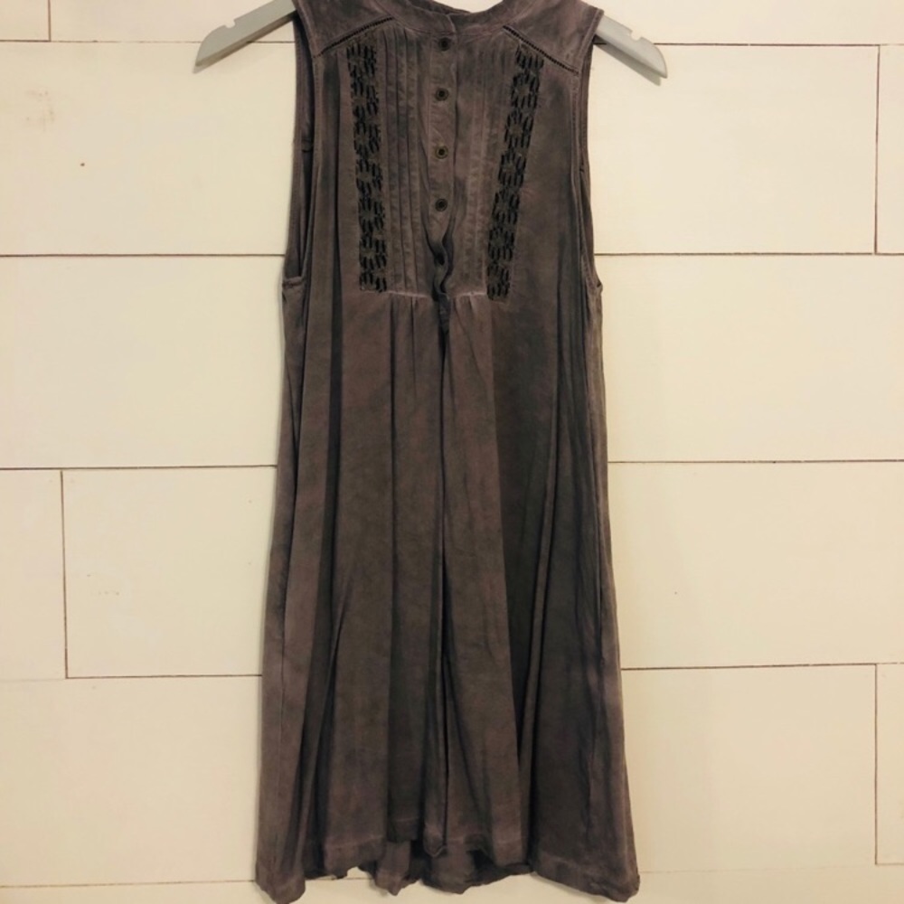 Dark grey acid wash